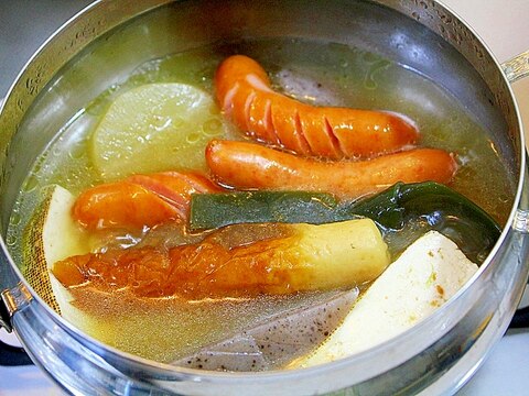 子供が喜ぶ シャウエッセンのおでん レシピ 作り方 By きばな 楽天レシピ